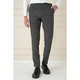 Efor Erkek Slim Fit Esnek Pamuklu Gofre Kumaş Füme Pantolon P 1166 - 4XL
