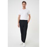 Efor Erkek Slim Fit Esnek Pamuklu Gofre Kumaş Lacivert Pantolon P 1166 - 4XL