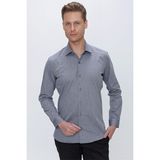Efor Erkek Slim Fit Füme Klasik Gömlek GK 675