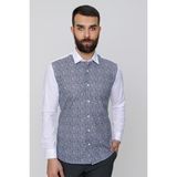Efor Erkek Slim Fit Füme Pamuklu Gömlek G 1481