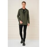 Efor Erkek Slim Fit Haki Kaban KA 086 - 4XL