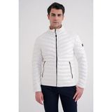 Efor Erkek Slim Fit Hakim Yaka Yan Cepli Kaz Tüyü Beyaz Şişme Mont MT 176 - 2XL