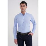 Efor Erkek Slim Fit Mavi Gömlek GK 754 - 2XL