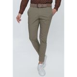 Efor Erkek Slim Fit Pamuklu Chino Haki Yeşil Pantolon P 1112