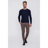 Efor Erkek Slim Fit Pilesiz Yan Cepli Esnek Pamuk Vizon Chino Pantolon P 1100 - 30