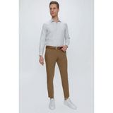 Efor Erkek Slim Fit Yan Cepli Esnek Pamuklu Camel Chino Pantolon P 1077 - 31