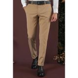 Efor Erkek Slim Fit Yandan Cepli Yünlü Taba Pantolon P 1137