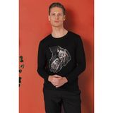 Efor Erkek Ts 866 Siyah Spor T-shirt - L