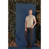 Efor Erkek TS 871 Slim Fit Bej Spor T-Shirt - 2XL