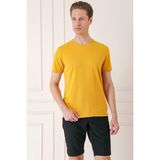 Efor Erkek Ts 880 Slim Fit Safran Spor T-shirt