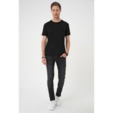 Efor Erkek Ts 885 Slim Fit Siyah Spor T-shirt