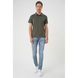Efor Erkek TS 886 Slim Fit Haki Spor T-Shirt