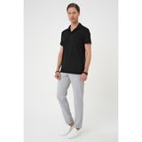 Efor Erkek TS 886 Slim Fit Siyah Spor T-Shirt