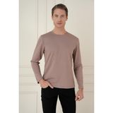 Efor Erkek TS 892 Slim Fit Vizon Spor T-Shirt - 2XL