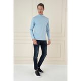 Efor Erkek TS 894 Slim Fit Açık Mavi Spor T-Shirt - A. Mavi - 2XL