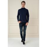 Efor Erkek TS 894 Slim Fit Lacivert Spor T-Shirt