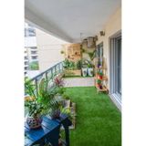 Efor Halı Floor Iç Ve Dış Mekan Için Uygun Balkon Ve Bahçeye Uyumlu Yapay Yeşil Çim Halı 7 Mm 9001