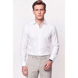 Efor Slim Fit Italyan Yaka Beyaz Gömlek G 1610 - 3XL