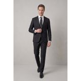 Efor Slim Fit Klasik Mono Yaka Klasik Düz Siyah Takım Elbise Tk 2021