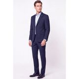 Efor Slim Fit Mono Yaka Esnek Yünlü Lacivert Takım Elbise Tk 2026 - 6 Drop - 50