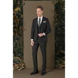 Efor Slim Fit Siyah Klasik Takım Elbise TK 883 - 44 - 6 Drop