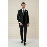 Efor Slim Fit Siyah Takım Elbise TK 911 - 58 - 6 Drop