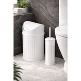 Eforeca Vintage Sallanır İkili Banyo Seti Beyaz