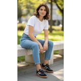 Eforia K7012 Siyah Sneaker Tam Ortopedik Kadın Günlük Spor Ayakkabı