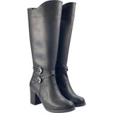 Eformoda Kadın Tokalı Topuklu Çizme SBL01