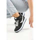 Eformoda Siyah Beyaz Unisex Spor Ayakkabı 2185 - Siyah - Beyaz
