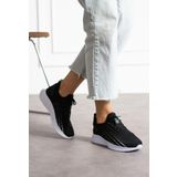 Eformoda Siyah Beyaz Unisex Yıkanabilir Rahat Hava Alabilen Kokusuz Triko Spor Ayakkabı Sneaker 015 37