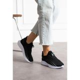 Eformoda Siyah Beyaz Unisex Yıkanabilir Rahat Hava Alabilen Kokusuz Triko Spor Ayakkabı Sneaker 015 39