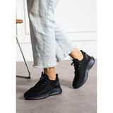 Eformoda Siyah Unisex Yıkanabilir Rahat Hava Alabilen Kokusuz Triko Spor Ayakkabı Sneaker 015 39