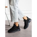 Eformoda Siyah Unisex Yıkanabilir Rahat Hava Alabilen Kokusuz Triko Spor Ayakkabı Sneaker 015 44