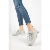 Eformoda Unisex Triko Sneaker Düz Topuklu 1. Sınıf Malzeme ile Rahat Ayakkabı - Buz