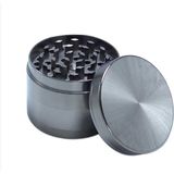 Efotech 1241112W1 40MM 4 Katmanlı Paslanmaz Çelik Tutun Baharat Öğütücü - Gri