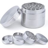 Efotech 40MM Baharat Kahve Tütün Herbal Öğütücüsü Parçalayıcı Grınder - Gri