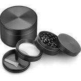 Efotech 40MM Baharat Kahve Tütün Herbal Öğütücüsü Parçalayıcı Grınder - Siyah