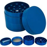 Efotech 40MM-MAVI Grınder 4 Kat Herbal Baharat Öğütücü Parçalayıcı Paslanmaz Çelik Mıknatıslı Gırgır