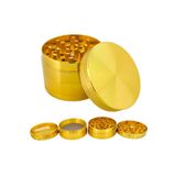Efotech 50MM-GOLD Grınder 4 Kat Herbal Baharat Öğütücü Parçalayıcı Paslanmaz Çelik Mıknatıslı Gırgır