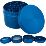 EFOTECH GRINDER Parçalayıcı Metal baharat öğütücü herb spice 4 katmanlı 40MM / 50MM / 63MM (MAVI, 50MM), ETG-40M-SYH