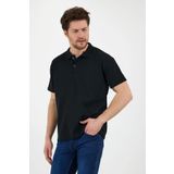 efraim giyim Erkek Siyah Oversıze Polo Yaya Ari?mgi?yi?m