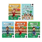 Efsane Futbolcular Boyama Kitabı Seti 5 Kitap