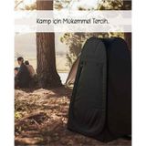 Efsane Kamp - Duş Wc Soyunma Çadırı - Otomatik - 120x120x190cm - Çok Renkli