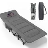 Efsane Kamp - Konfor Ultralight Kampet Portatif Kamp Yatağı Gri - 190X68X35CM