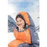EFSANE KAMP - Uyku Tulumu 1.6kg 0°C -+15°C (Turuncu)