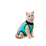 Efsane Pet Ameliyat Sonrası Koruyucu Kedi Köpek Tulumu, Kolsuz, Sırttan Cırtlı Giysi