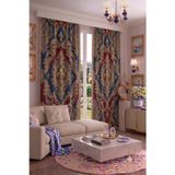 Efsane Pet Modern Vintage Desenli Fon Perdesi 100 X 250 Cm 1 Kanat Dekoratif Dijital Baskılı Premium Salon Oturma Odası Yatak Odası Pencere Perdesi