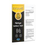 Efsane Yayınları - 8.Sınıf Türkçe Yaprak Test
