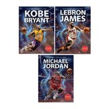 Efsane Yayınları Potanın Kralları KOBE BRYANT - LEBRON JAMES - MICHAEL JORDAN ( Poster Hediyeli ) Basketbol 3 KİTAP